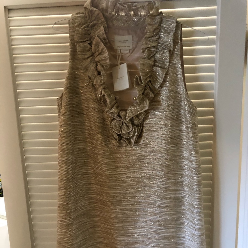 Kate spade gold dress
